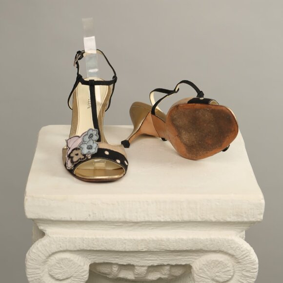 PRADA Gold Flower Sandals - Picture 7 of 13